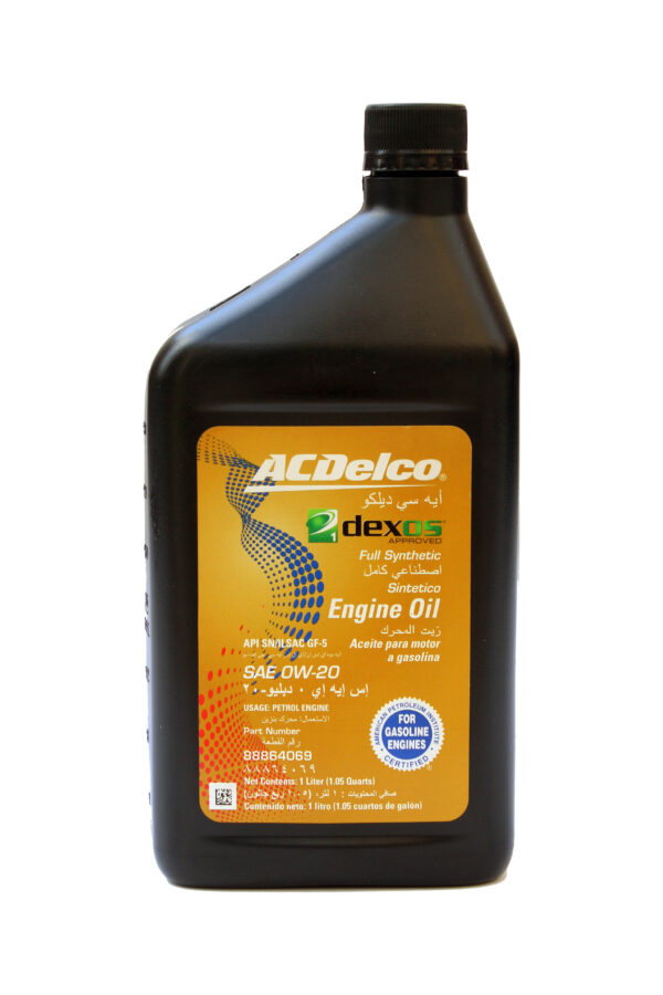 0W20 DEXOS1 GEN2 – FULL SYNTHETIC OIL – 1L*12 – ACDELCO – USA