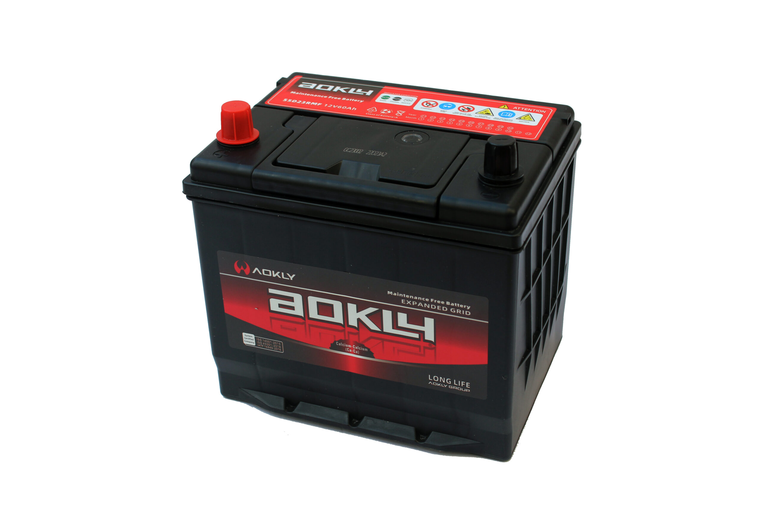 AOKLY  BATTERY 12V60AH / BC-55D23RMF