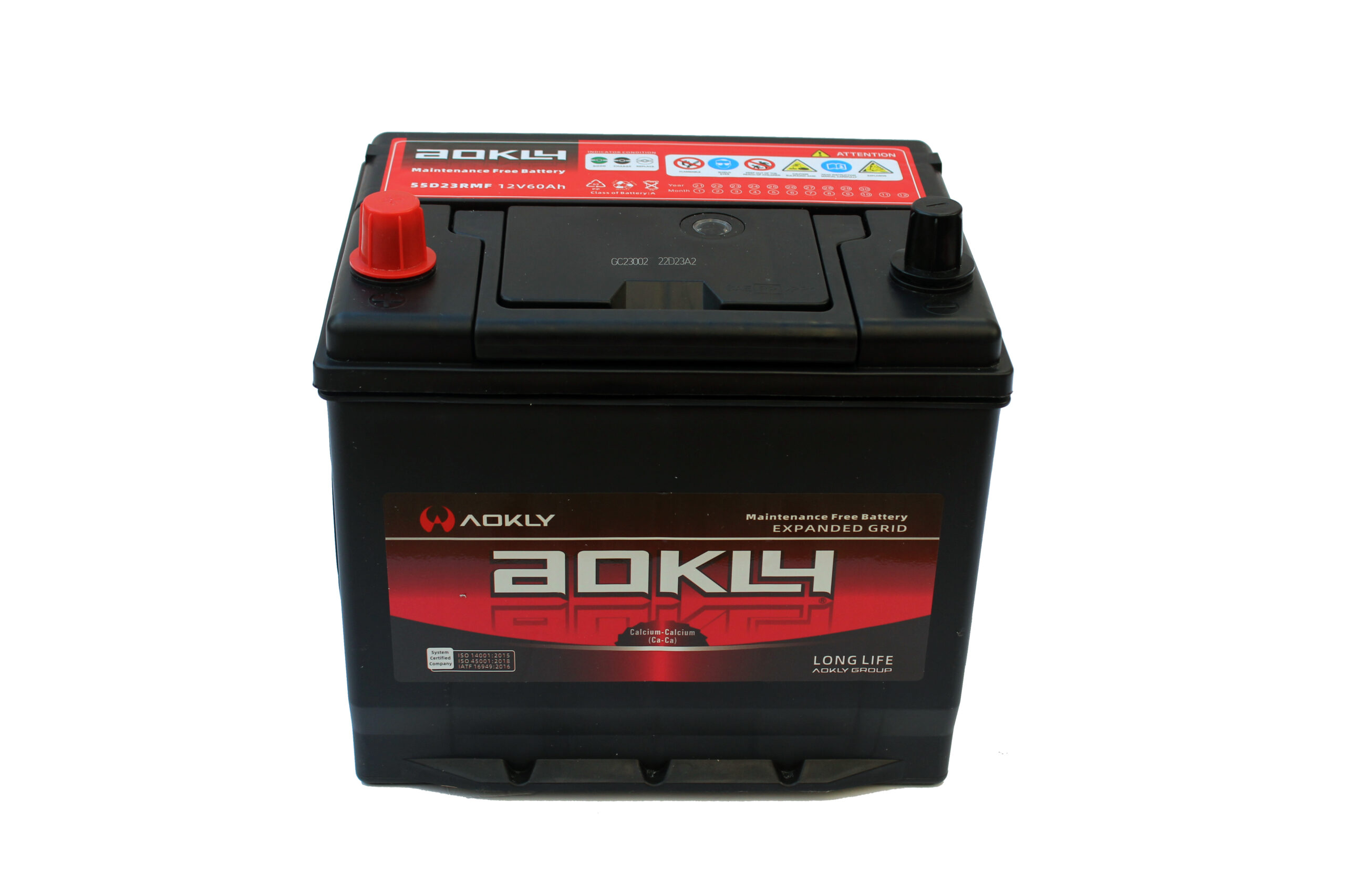 AOKLY  BATTERY 12V60AH / BC-55D23RMF