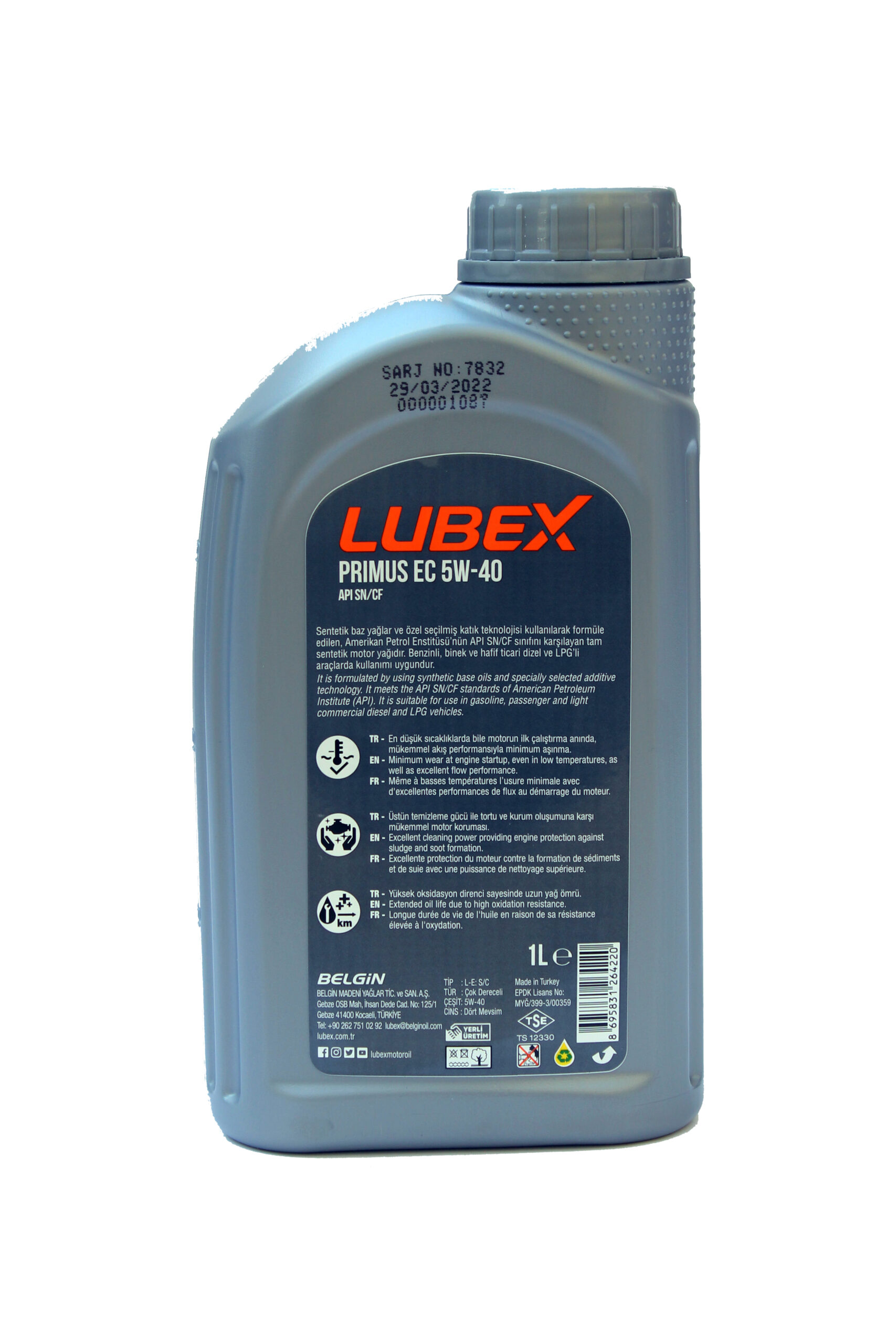 LUBEX 5W-40/BD-LBX-5W-40 1L