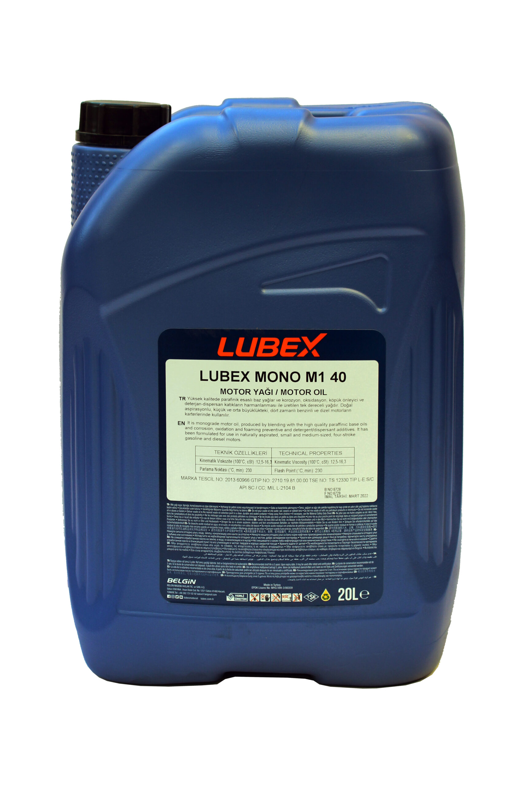 LUBEX KM-40/BD-LBX-KM-40 20L (PRICE PER L)