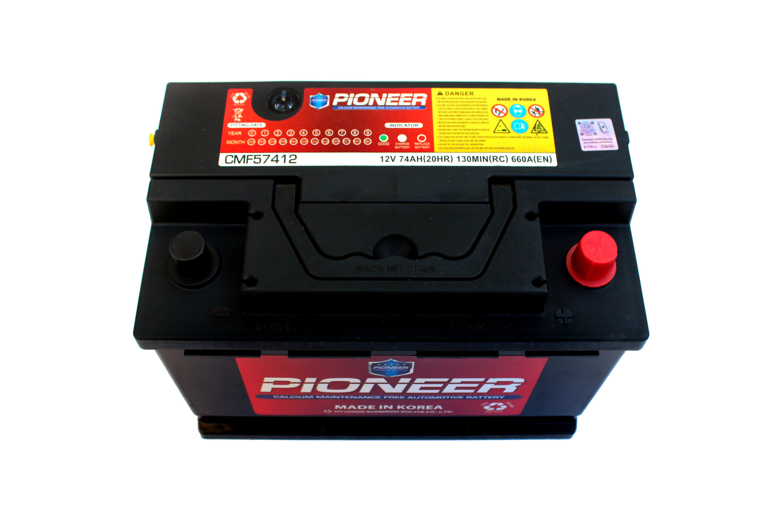 PIONEER BATTERY 12V74AH / BK-PI-57412