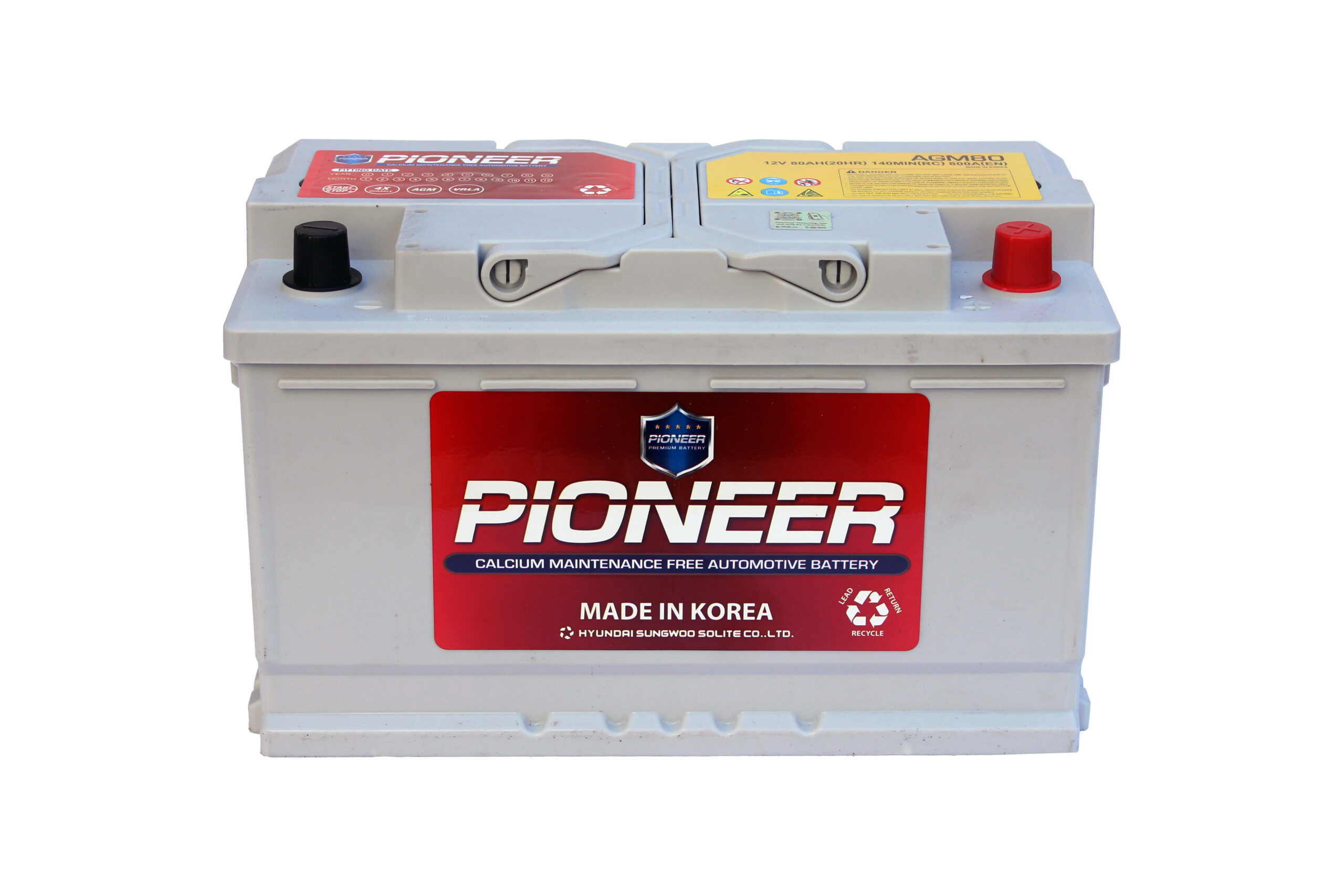 PIONEER AGM BATTERY 12V80AH / BK-PI-AGM80