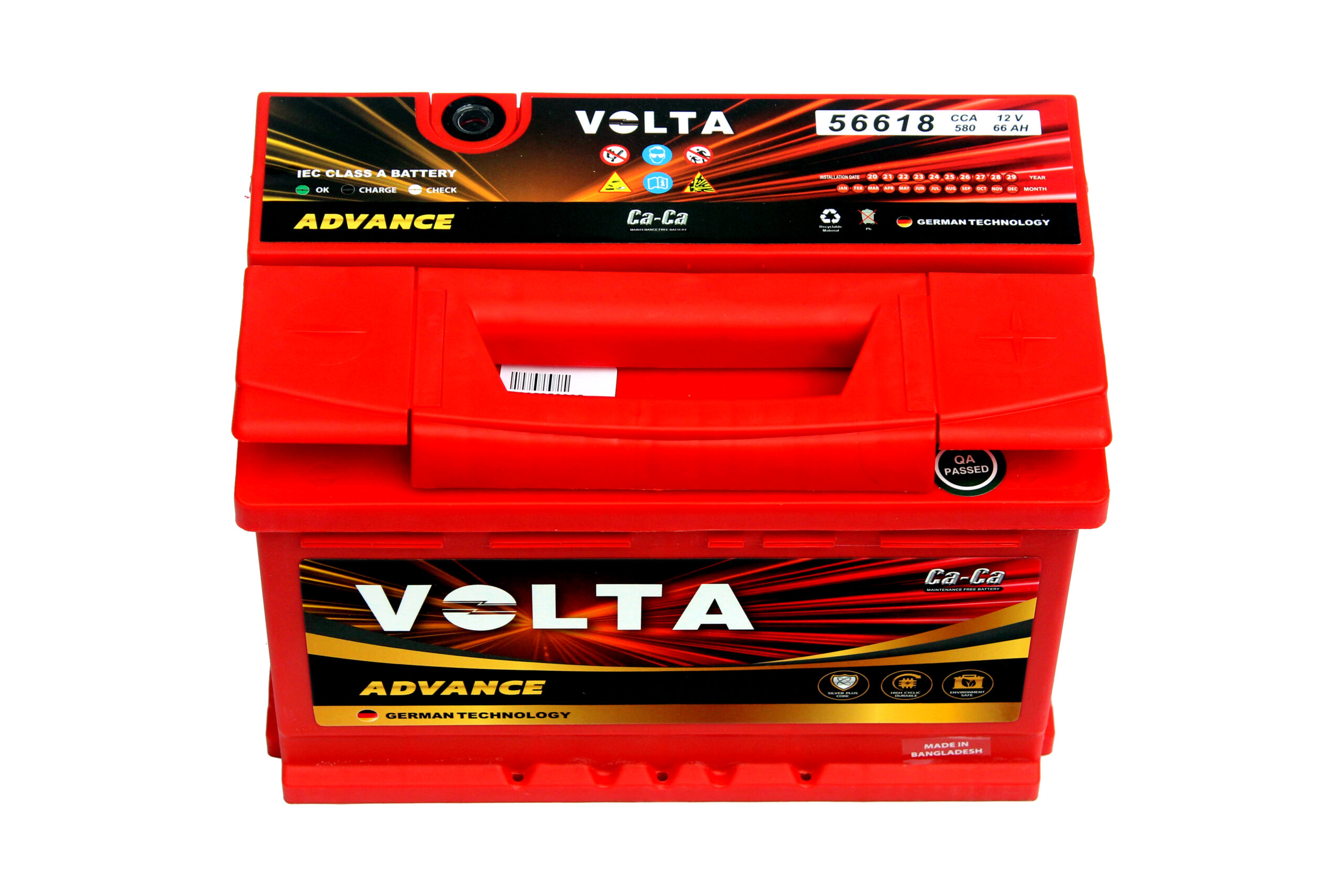 VOLTA BATTERY 12V66AH / CT-V-56618