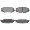 METALLIC BRAKE PAD (4 WEAR SENSORS)/ D-1211