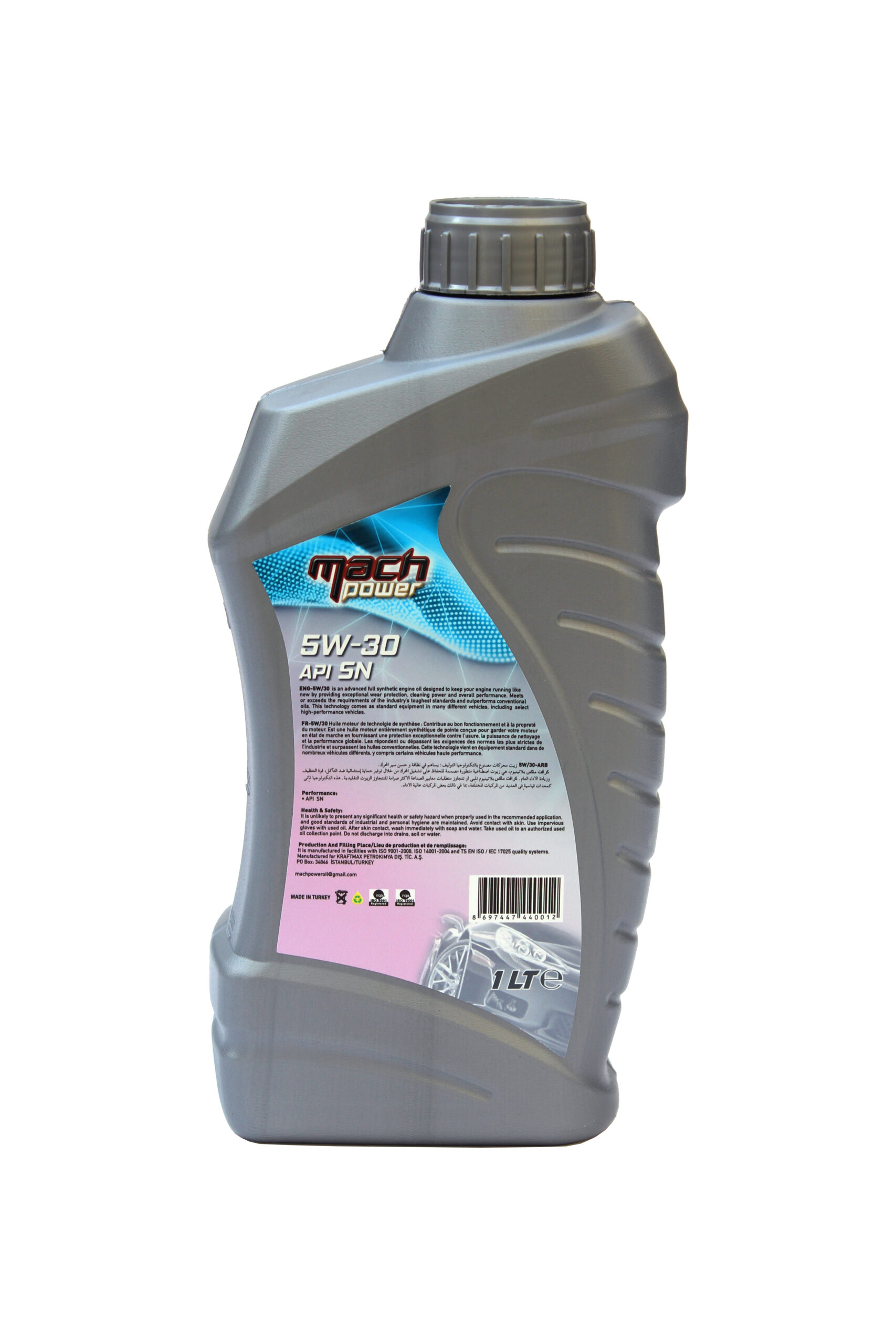 5W30 MACH POWER FULLY SYNTHETIC ENGINE OIL 1L