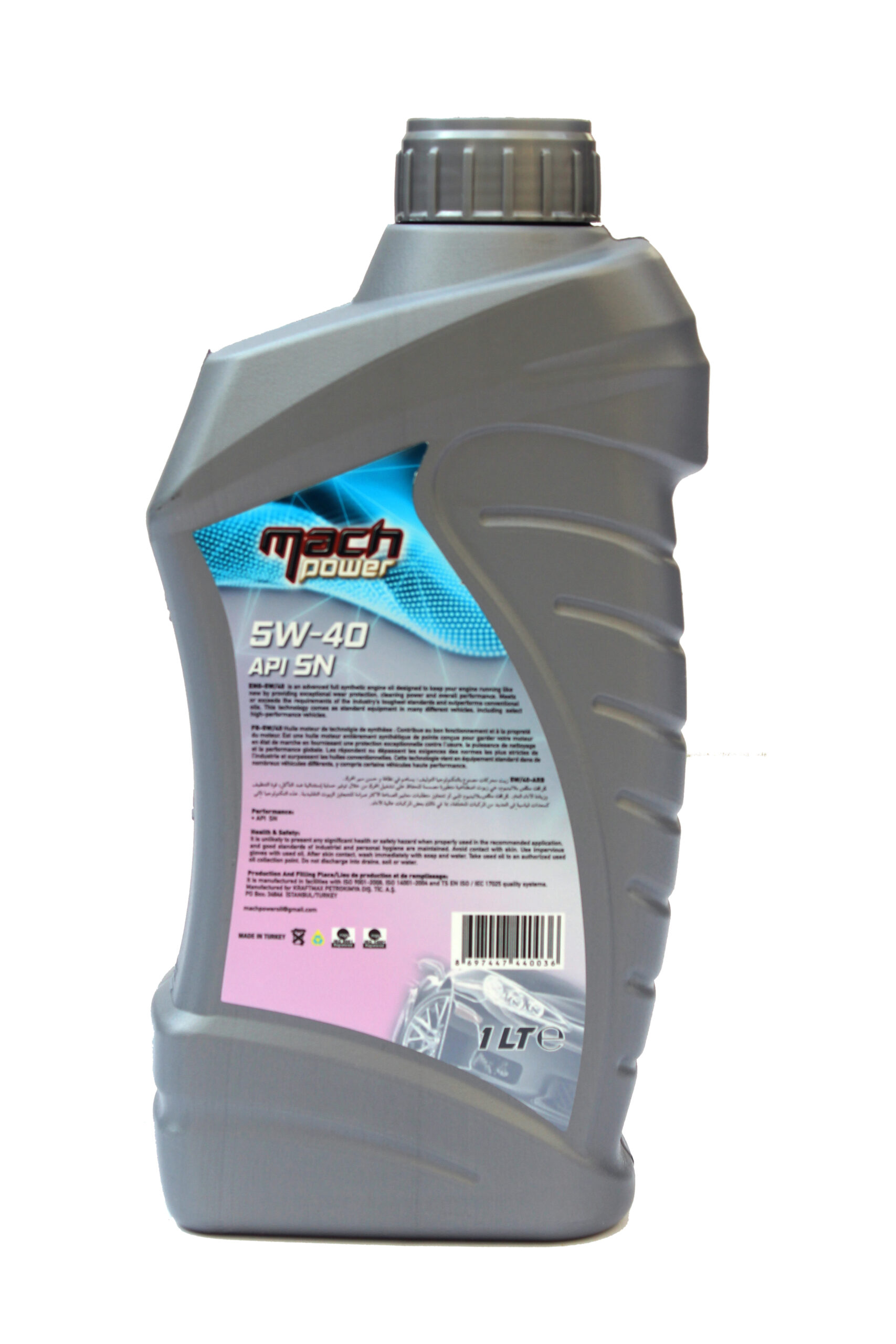 5W40 MACH POWER FULLY SYNTHETIC ENGINE OIL 1L